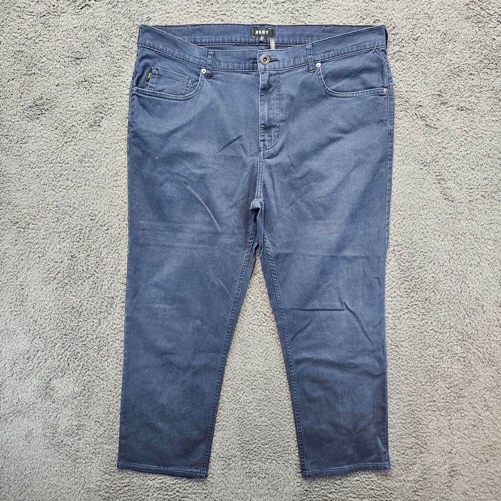 DKNY Jeans Men Size 38x30 Blue Denim Straight Leg Stretch